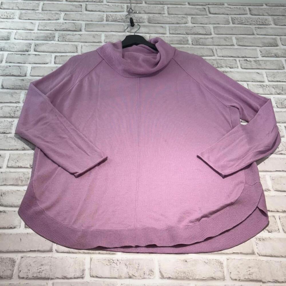 Caslon Turtleneck‎ Sweater Women's Size L 5% Wool